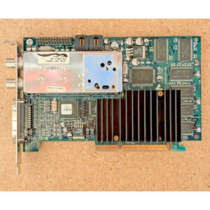 3dfx Voodoo3 3500 TV AGP 16MB Graphics Card DVI Coax 210-0371-002 Vtg *READ*